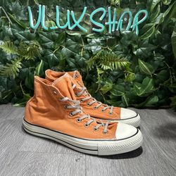 Converse CT All Star High Men’s 70s Orange Bronze Luster Size 11 Sneakers Shoes 