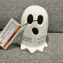 Cute Little Goblin And Ghoul White Light up Ghost LED