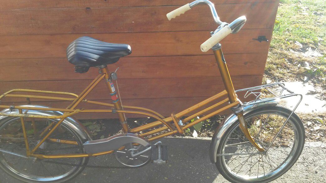Vintage folding bike