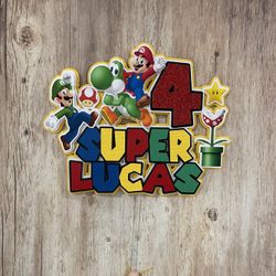Super Mario Cake Topper