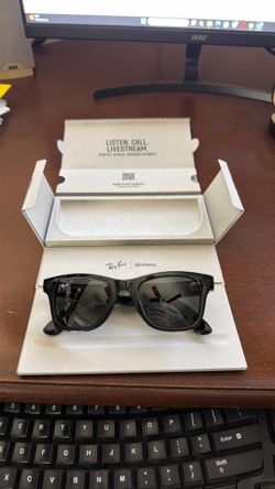 Ray Ban Meta RW4006 shiny black glasses