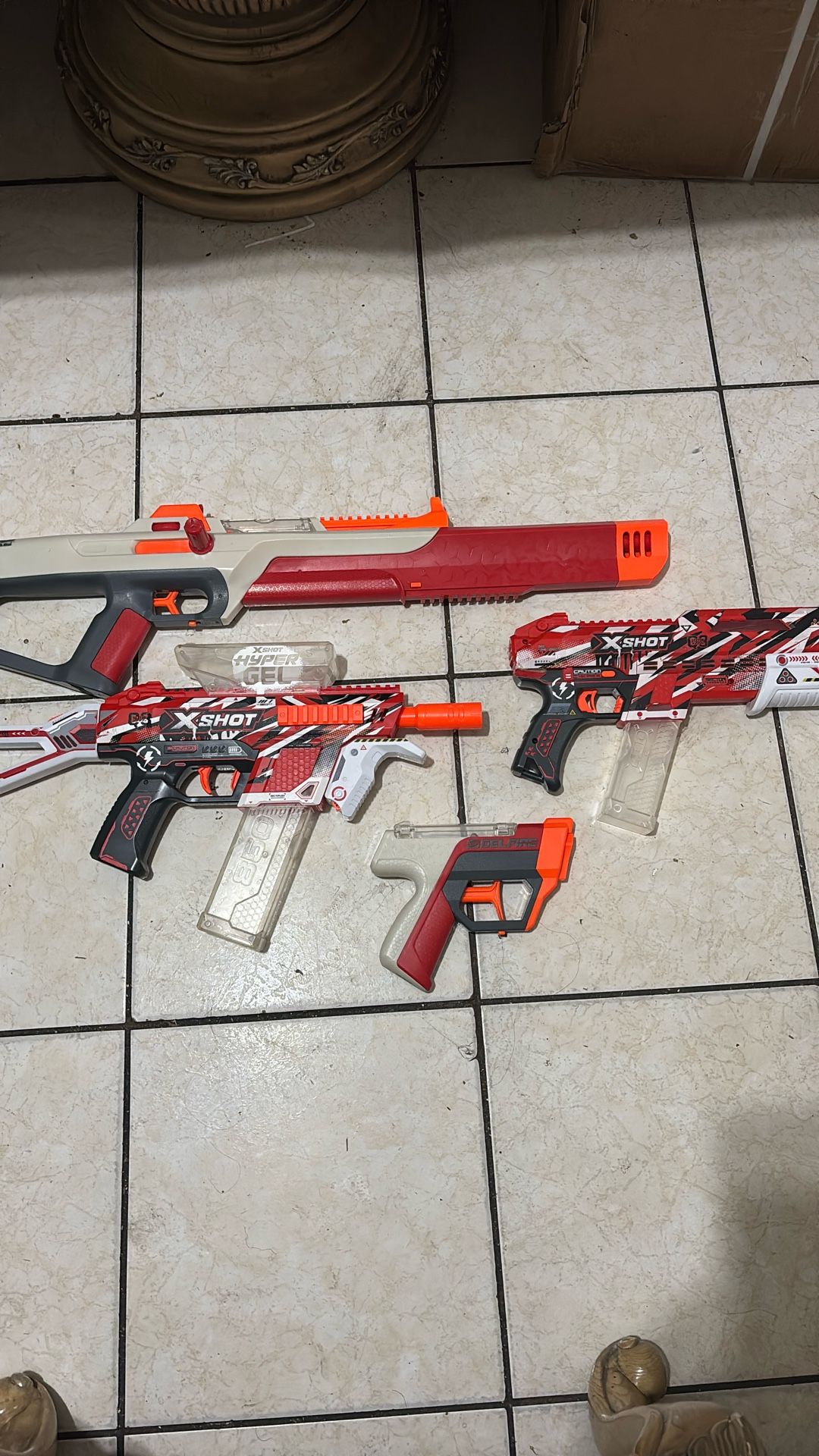 Nerf And X Shot Gel Blasters
