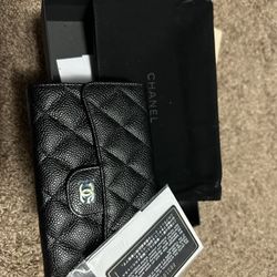Chanel Brand New Caviar Wallet
