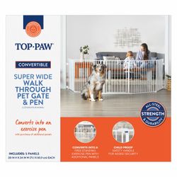 Top paw extra wide gate