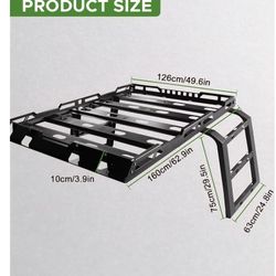 Roof Rack Cargo Basket Compatible with Jeep Wrangler JL