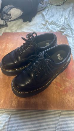 Dr Martens 8053 Leather Platform Casual Shoes