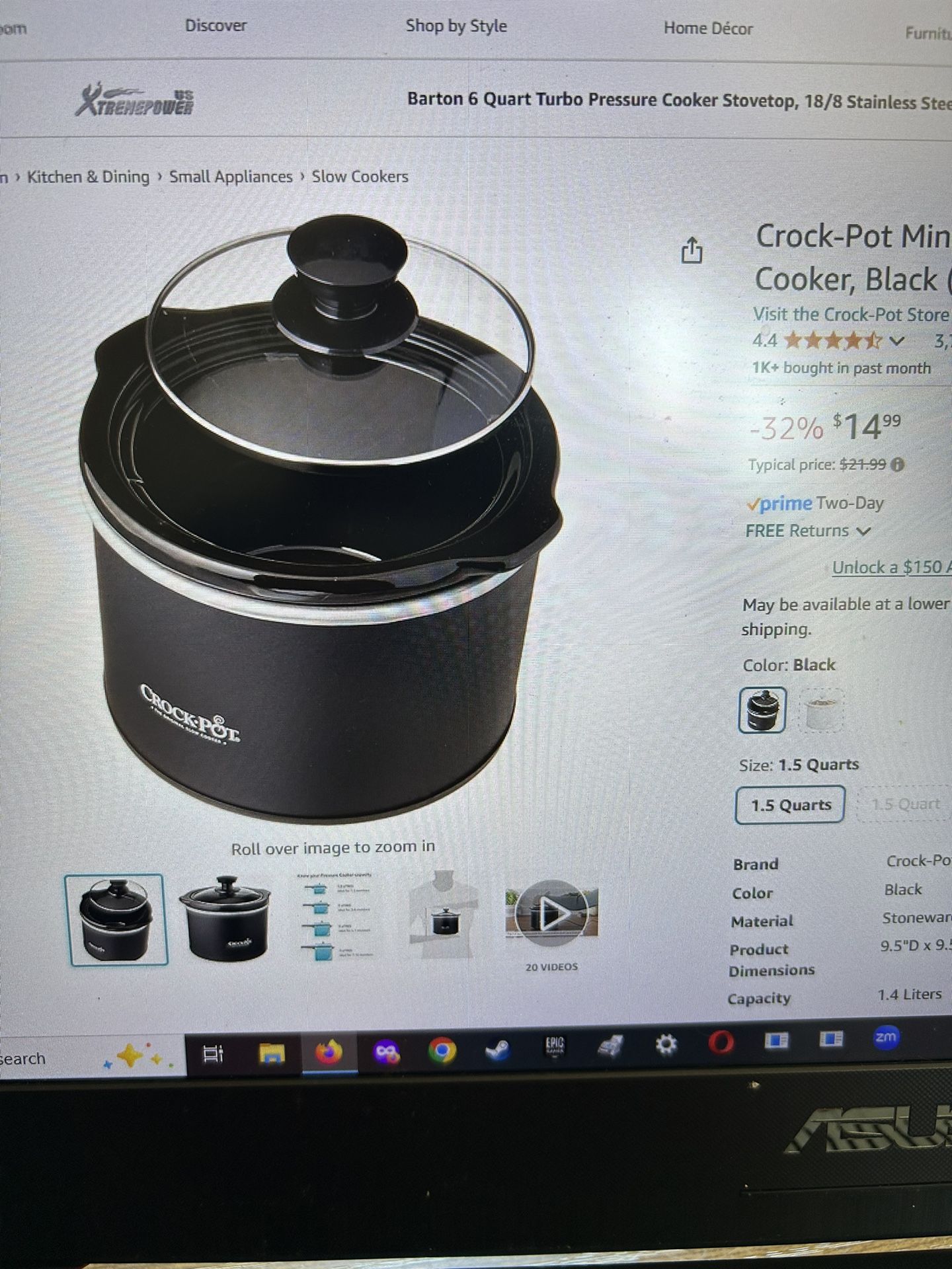 Crock Pot Lunch Pot Small Crockpot Sealed In Box Brand New