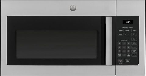 GE 1.6 Cu. Ft. Over-the-Range Microwave 1000W Stainless Steel – JVM3160RFSS