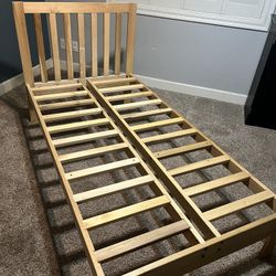 Twin Low Profile Wood Slat Bed 