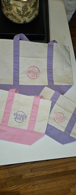 Trader Joe's set 3 tote bags
