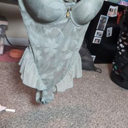 Green Leotard Lingerie 