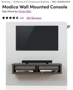 Wall Mounted Console