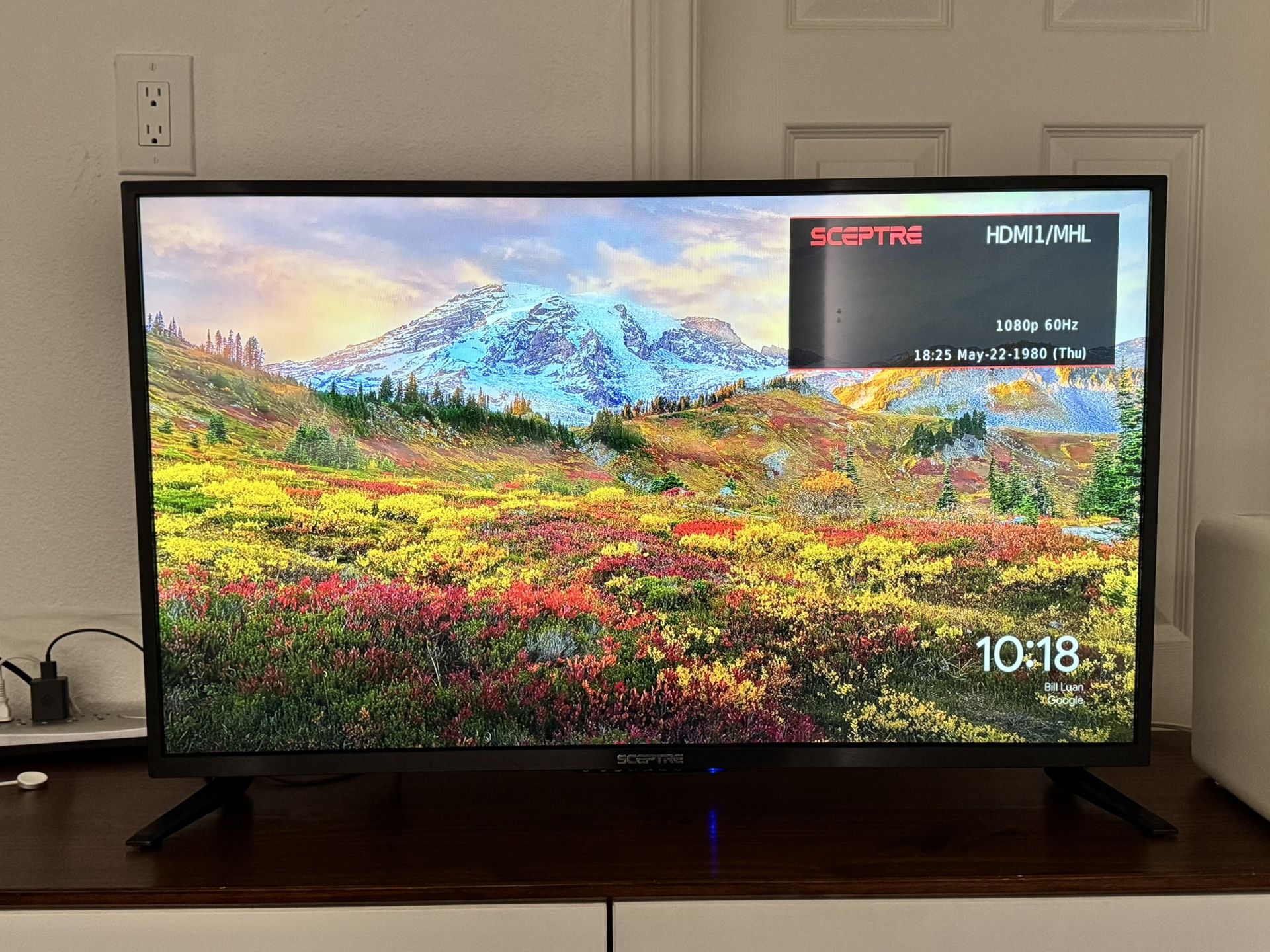 Sceptre LED TV 40 Inch