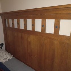 Full/ Queen Bed Frame W/ Mattress And Box spring 