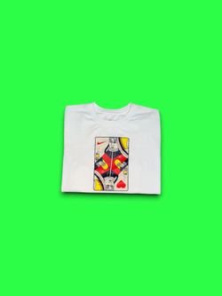 Nike SB drunk queen of hearts the Nike tee shirt white mens XL