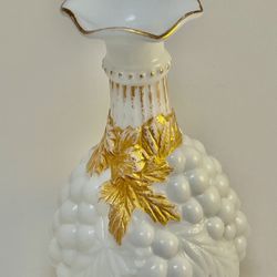 Antique Milk Glass Vase.