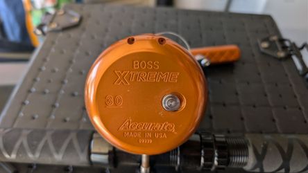 Accurate Boss Extreme 30 with a power handle paired with a Graftech railroad.