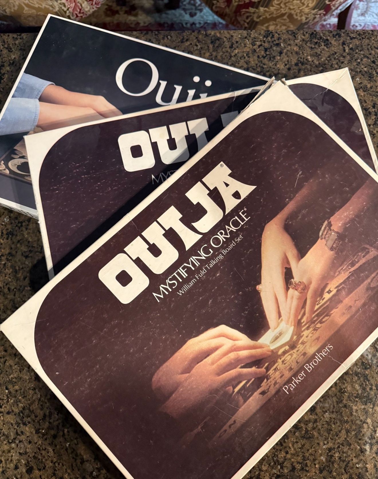 Set Of three vintage Ouija boards - Oddities - Occult - Witch