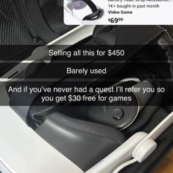Quest 3s 256gb and attachments