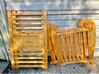 Beautiful wooden crib
