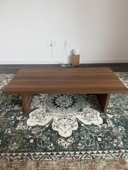 47” Modern Rectangular Coffee Table