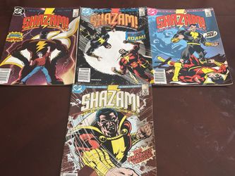 Vintage DC Shazam! Comics #1–4 Complete First Four Issue Set