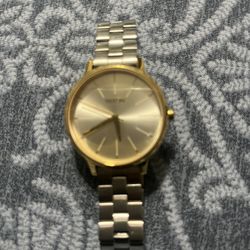 Silver And Gold Nixon Watch