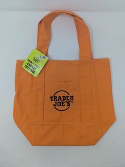 Trader Joe’s 2025 Mini Halloween Tote Bag Orange