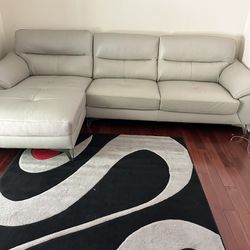 Leather Section Couch