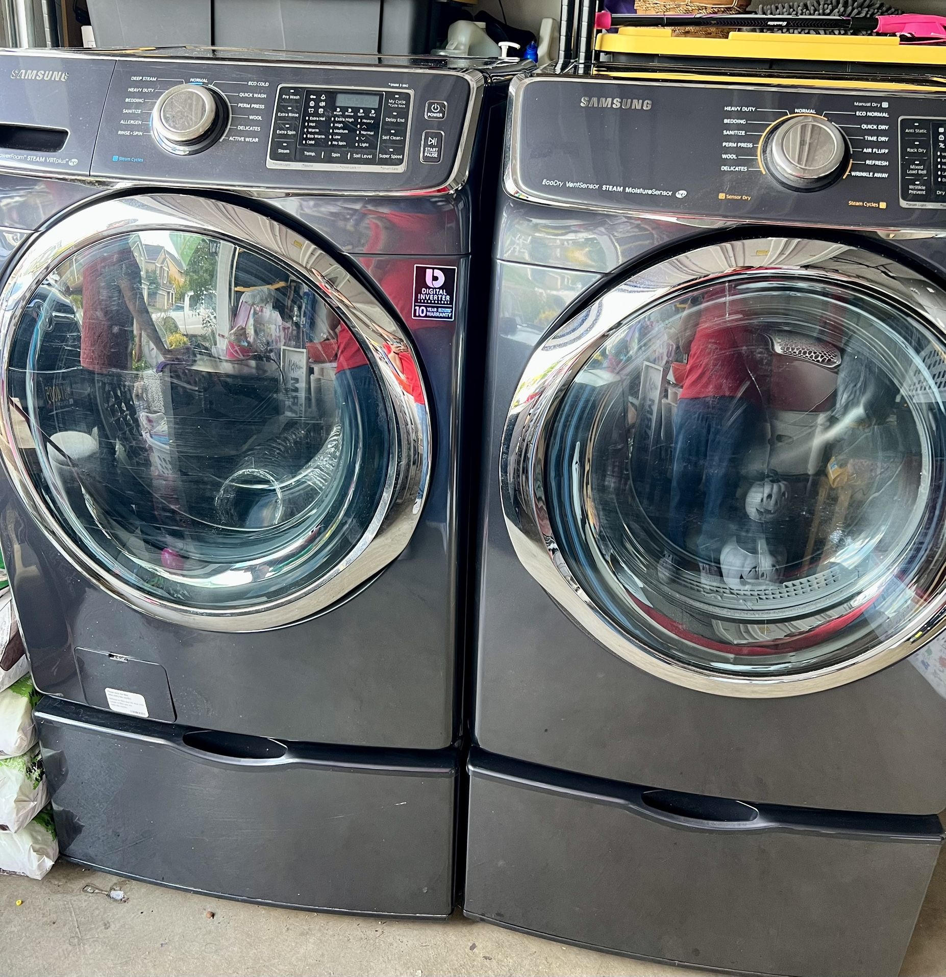Samsung Washer And Dryer With Pedestals