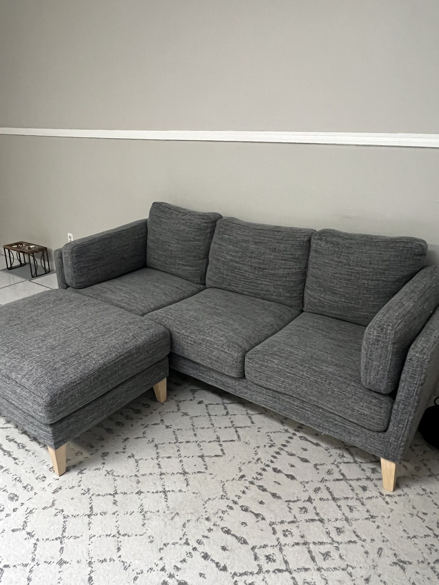 World Market Grey Couch