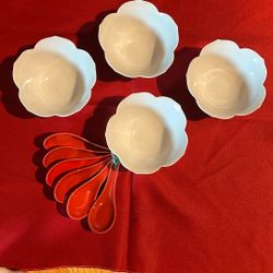 China-porcelain Flower Petal Bowls