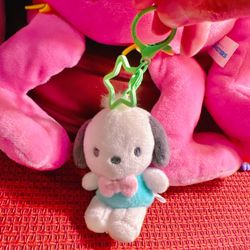 Sanrio official licensed Pastel Pochacco keychain bag charm