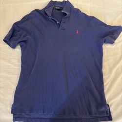 Polo Ralph Lauren Soft Polo Shirt Mens XL Blue   Red Pony