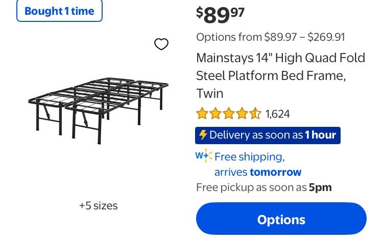 Twin Metal Bed Frame