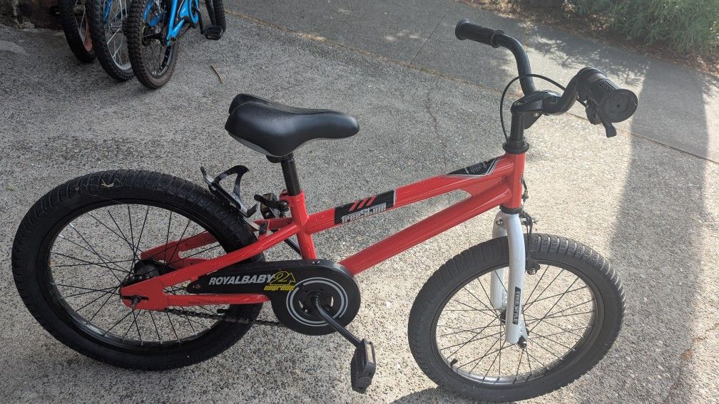 Royal Baby Red 18 In Bike Freestyle Bicycle Child Size Children Kids