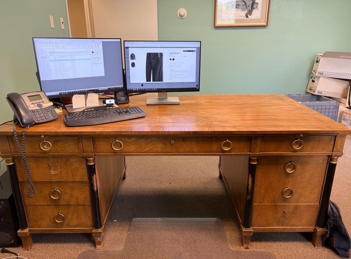 Office Baker Desk. 6 Ft X 3ft X 30” H