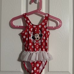 Girls Minnie Swim Suit, 18m