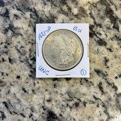 1921 D Silver Peace Dollar Uncirculated    (C)