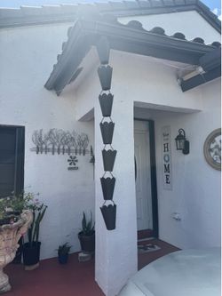 3 canales  bajantes de cadena $40 las 3