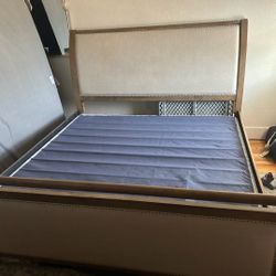 King Size Bedframe W/ Matching Dresser