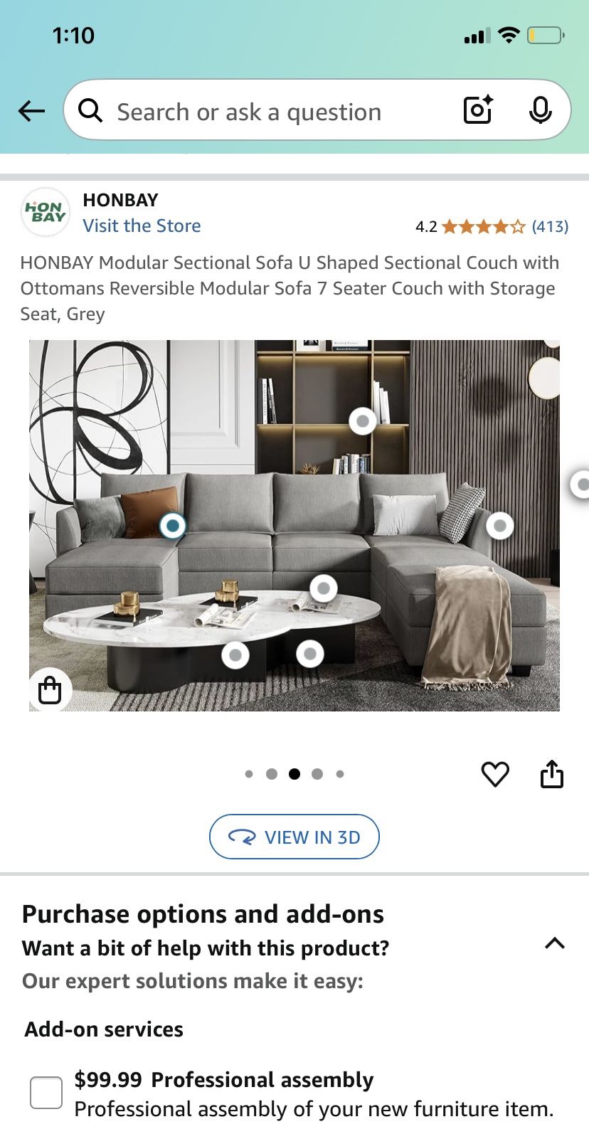 Modular Couch-Gray