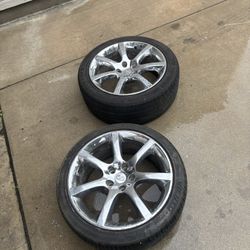 18x8 chrome g35 wheels