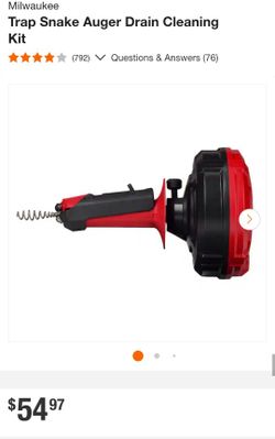 Milwaukee Trap Snake Drain Cleaning Tool
