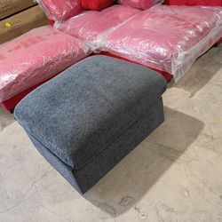 Dark Grey Ottoman