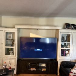 Two Matching White Bookcases