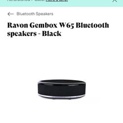 Ravon Blue Tooth Speaker Like New $25