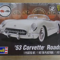   Revell 4057 1/24 Scale '53 Chevy Corvette Roadster Plastic Model Kit. new 