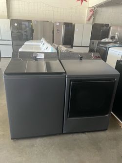 LG washer and gas dryer