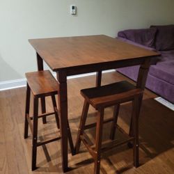 High Top Table and Chairs